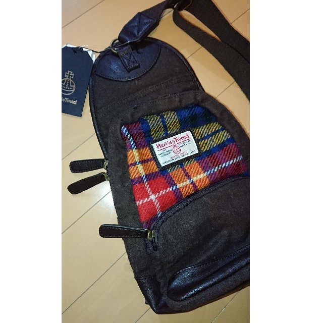 Harris Tweed(ハリスツイード)の【値下げ！】新品！未使用 ハリスツイード ワンショルダーバッグ レディースのバッグ(ショルダーバッグ)の商品写真