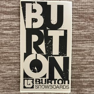 バートン(BURTON)の【ステッカー】バートン BURTON snowboards(アクセサリー)