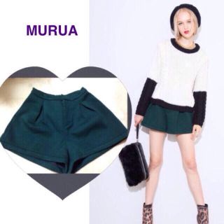 ムルーア(MURUA)のMURUA♡即完売ワイドフレアショーパン(ショートパンツ)