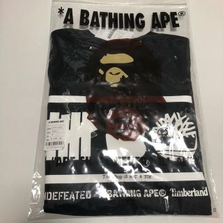 アベイシングエイプ(A BATHING APE)のUNDEFEATED×BAPE×TIMBERLAND L/S TEE M(Tシャツ/カットソー(七分/長袖))