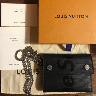 シュプリーム(Supreme)のSupreme×Louis Vuitton チェーンウォレット(折り財布)