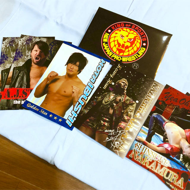 新日本プロレス ポストカード スポーツ/アウトドアのスポーツ/アウトドア その他(格闘技/プロレス)の商品写真