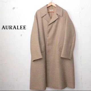 コモリ(COMOLI)の週末限定値下げ AURALEE  オーラリー 17AW ガンクラブチェックコート(ステンカラーコート)