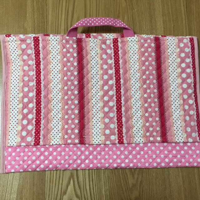 ピンク防災頭巾カバー ハンドメイドの通販 by アトリエpupi｜ラクマ