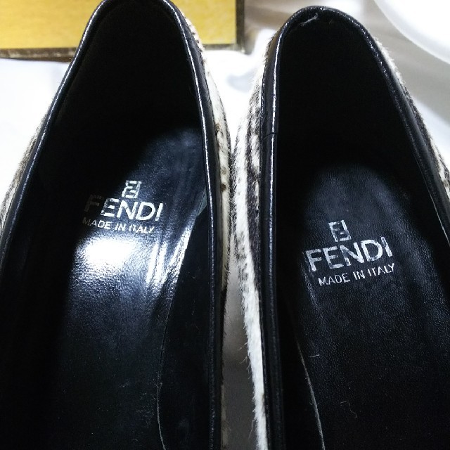 FENDI(フェンディ)のユウ様専用 FENDI  美品 ハラコパンプス37 レディースの靴/シューズ(ハイヒール/パンプス)の商品写真