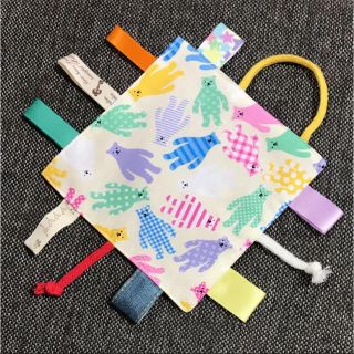 カラフルくまさんカシャカシャおもちゃ♡(外出用品)