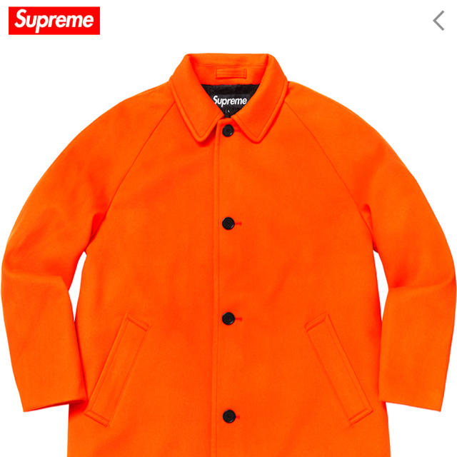 Supreme(シュプリーム)のsupreme 18aw Lサイズ wool trench coat コート メンズのジャケット/アウター(トレンチコート)の商品写真