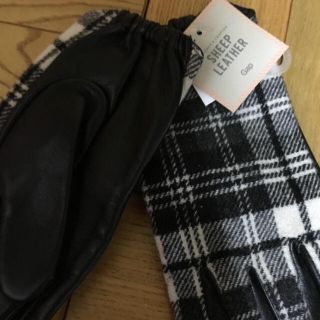 ギャップ(GAP)のGAP チェック革グローブ(手袋)