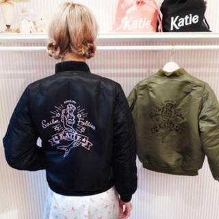 Katie - G.I.KATIE ma-1 jacket BLACKの通販 by ruu's shop ...