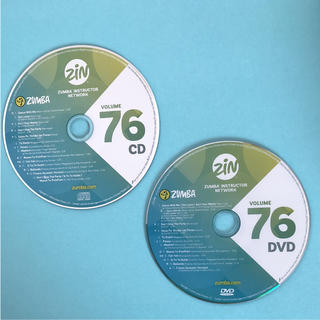 ズンバ(Zumba)のZin76 《ズンバ CD と DVD》2枚セット価格     ＊単品¥3350(ダンス/バレエ)