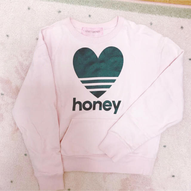 Honey mi Honey(ハニーミーハニー)のHoney mi Honey トレーナー ピンク レディースのトップス(トレーナー/スウェット)の商品写真