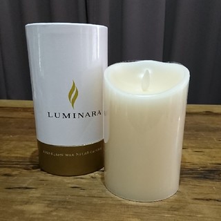 LUMINARA ルミナラピラー3.5×5 アイボリー ローズの香り(その他)