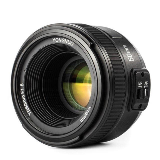Nikon(ニコン)の即購入可 フルサイズ対応ニコン用50mm F1.8 単焦点レンズ YONGNUO スマホ/家電/カメラのカメラ(レンズ(単焦点))の商品写真
