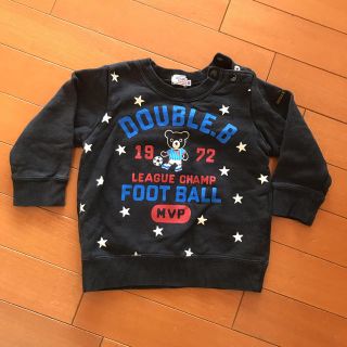 ダブルビー(DOUBLE.B)のミキハウス ダブルB トレーナー（スウェット） 90(Tシャツ/カットソー)