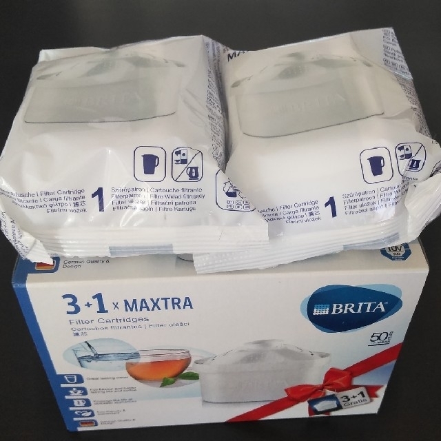 Britax(ブリタックス)のBRITA MAXTRA カートリッジ 正規品 6個 インテリア/住まい/日用品のキッチン/食器(浄水機)の商品写真