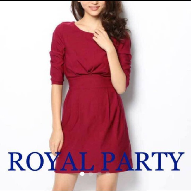 ROYAL PARTY(ロイヤルパーティー)のロイヤルパーティー ワンピース ブルー レディースのワンピース(ミニワンピース)の商品写真