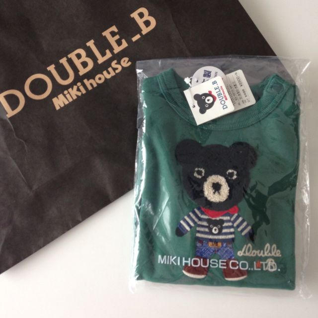 mikihouse(ミキハウス)のDOUBLE.B トレーナー 90 新品 キッズ/ベビー/マタニティのキッズ服男の子用(90cm~)(その他)の商品写真