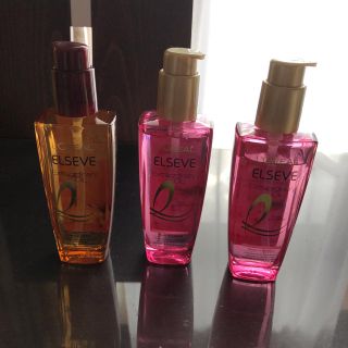 ロレアルパリ(L'Oreal Paris)のロレアルパリ ヘアオイル3本セット(オイル/美容液)