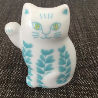 リサラーソン(Lisa Larson)のラスト1点 美品  リサラーソン「まねくねこのこ(長崎)」ビームス 伊勢丹(置物)