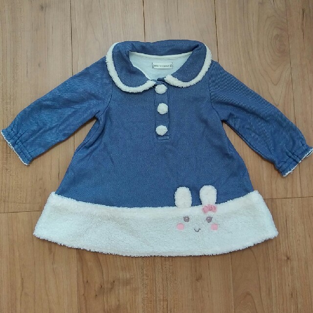 coeur a coeur(クーラクール)のトレーナー　80㎝　クーラクール　キムラタン キッズ/ベビー/マタニティのキッズ服女の子用(90cm~)(その他)の商品写真