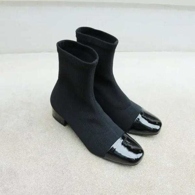 TODAYFUL(トゥデイフル)の新作【新品】TODAYFUL Rib Sox Boots レディースの靴/シューズ(ブーツ)の商品写真