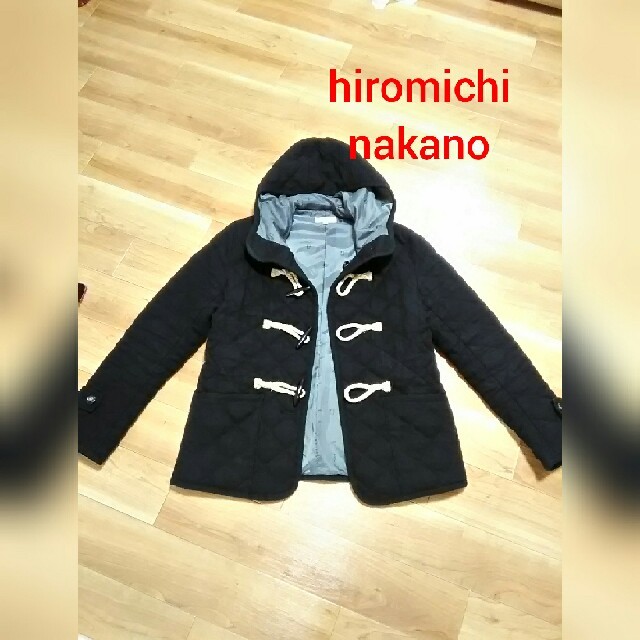 HIROMICHI NAKANO(ヒロミチナカノ)のあんざい様専用hiromichinakano ダッフルコート　黒 メンズのジャケット/アウター(ダッフルコート)の商品写真