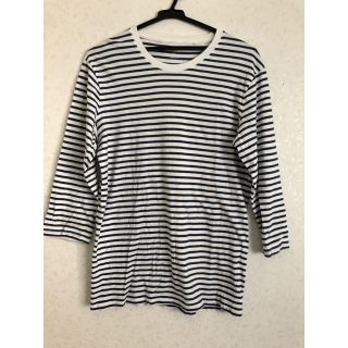 ユニクロ(UNIQLO)のボーダーカットソー ユニクロ M(Tシャツ/カットソー(七分/長袖))