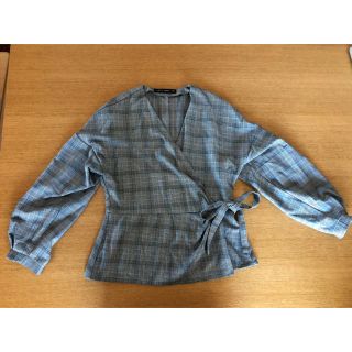 ザラ(ZARA)のZARA トップス Lサイズ(シャツ/ブラウス(長袖/七分))