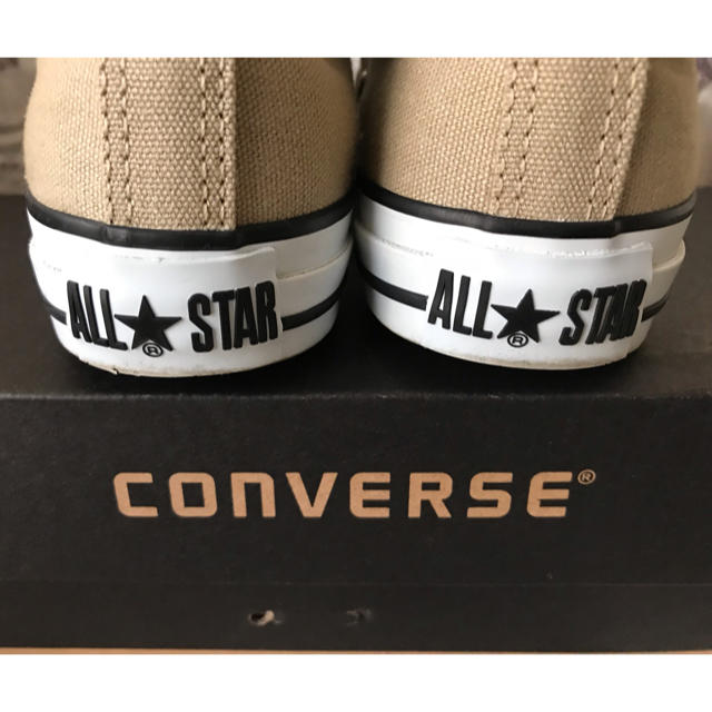 CONVERSE(コンバース)の完売 Converse コンバース ベージュ23cm オールスター ハイカット レディースの靴/シューズ(スニーカー)の商品写真