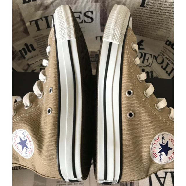 CONVERSE(コンバース)の完売 Converse コンバース ベージュ23cm オールスター ハイカット レディースの靴/シューズ(スニーカー)の商品写真