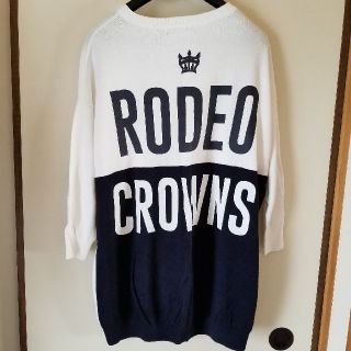 ロデオクラウンズ(RODEO CROWNS)のロデオ  ニットワンピース(ミニワンピース)