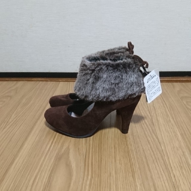 しまむら(シマムラ)のファー付ブーティ レディースの靴/シューズ(ブーツ)の商品写真