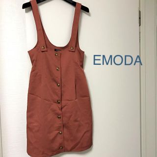 エモダ(EMODA)のEMODA♡くすみピンクワンピース(ひざ丈ワンピース)