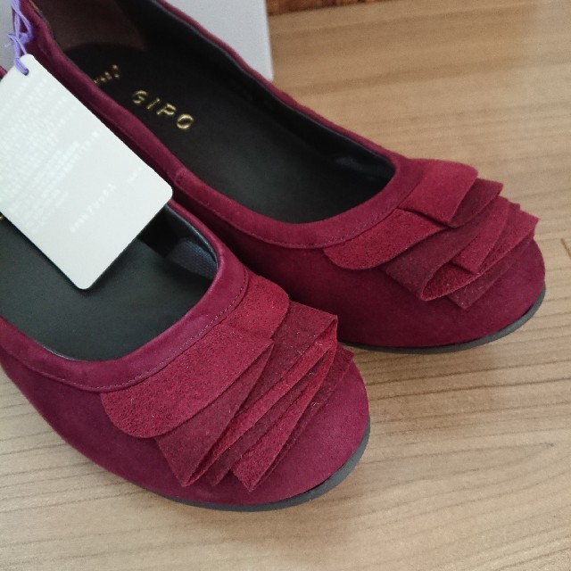 GIRO(ジロ)の新品タグ付●asics GIROジーロ●秋色ヌバックパンプス レディースの靴/シューズ(ハイヒール/パンプス)の商品写真