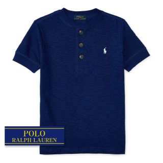 ラルフローレン(Ralph Lauren)の☆新品☆130 ラルフローレン ヘンリー半袖Ｔシャツ ネイビー 3485(Tシャツ/カットソー)