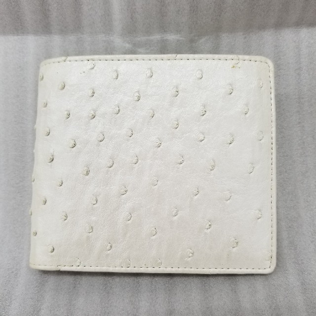 カラカラ財布(二つ折り)オーストリッチ