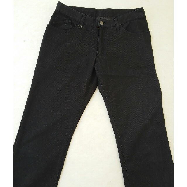 MK MICHEL KLEIN homme(エムケーミッシェルクランオム)の美品☆MICHEL KLEIN HOMME ズボン パンツ 黒 メンズ 48 メンズのパンツ(その他)の商品写真