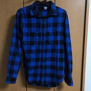 エイチアンドエイチ(H&H)のH&M【チェックシャツ／ブルー】(シャツ)