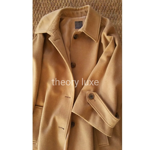 オシャレ 定価8万 PREMISE theory luxe トレンチコート M 黒 新品