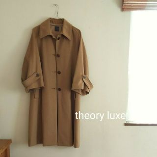 定価8万 PREMISE theory luxe トレンチコート M 黒 新品 アウトレット