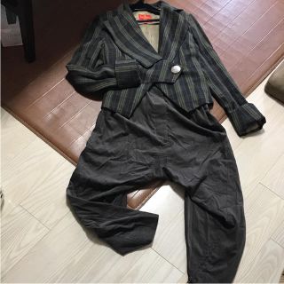 ヴィヴィアンウエストウッド(Vivienne Westwood)のヴィヴィアンレッドレーベル  変形パンツ(サルエルパンツ)