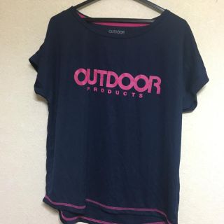 アウトドア(OUTDOOR)のアウトドア ネイビー Tシャツ メンズ(Tシャツ/カットソー(七分/長袖))