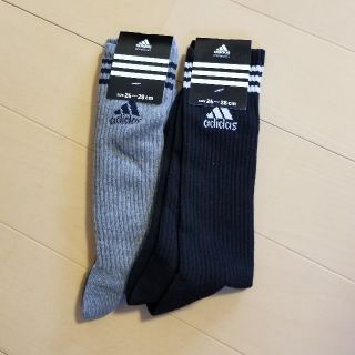 アディダス(adidas)の【新品】アディダス　ソックス　2足セット(ソックス)