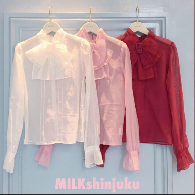 MILK(ミルク)のMILK ポエジーブラウス♡ レディースのトップス(シャツ/ブラウス(長袖/七分))の商品写真