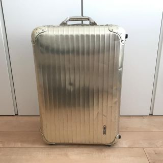 リモワ(RIMOWA)の希少 Rimowa Gold Topas 廃盤品 63L 2輪 ゴールドトパース(トラベルバッグ/スーツケース)