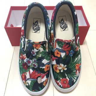 ヴァンズ(VANS)のバンズ スリッポン ボタニカル柄(スリッポン/モカシン)