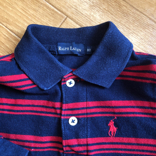 Ralph Lauren(ラルフローレン)の値引き ラルフローレン ポロシャツ80センチ キッズ/ベビー/マタニティのベビー服(~85cm)(Ｔシャツ)の商品写真