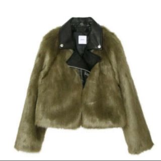 ameri vintage FUR DOCKING RIDERS JK カーキ