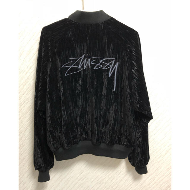 STUSSY(ステューシー)のSTUSSY ベロア生地ブルゾン レディースのジャケット/アウター(ブルゾン)の商品写真