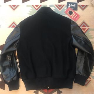 schott - schott varsity jacket 袖レザー 38 牛革 スタジャンの通販